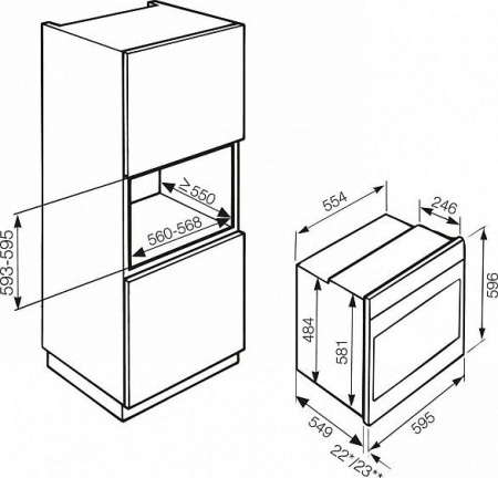 Духовой шкаф MIELE h 2261 b edst/clst