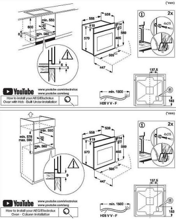 Духовой шкаф ELECTROLUX KODEF70BZ