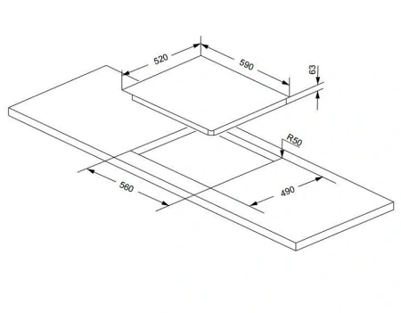 Варочная поверхность DELONGHI ELETTRA 4B2P CR