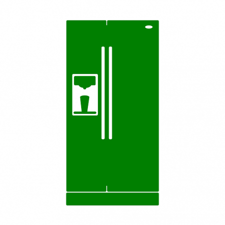 Установка холодильника side-by-side со сборкой из 2-х частей