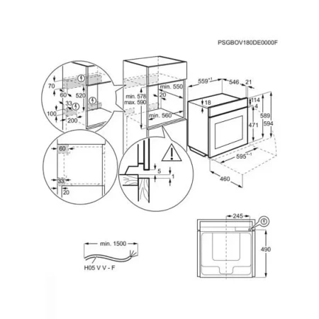 Духовой шкаф ELECTROLUX EOE9P3XT