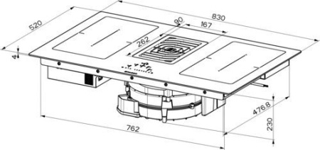 Поверхность FABER GALILEO SMART BK GLASS A830