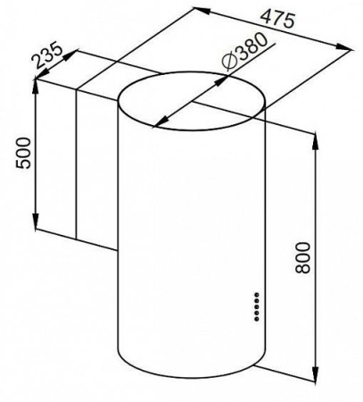 Вытяжка MAUNFELD LEE WALL 39 INOX