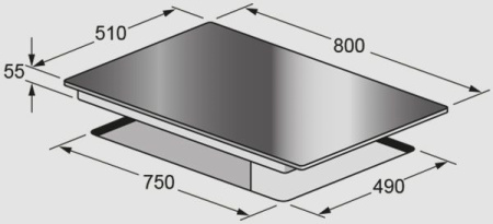 Варочная панель FULGOR CH 804 ID TS WH