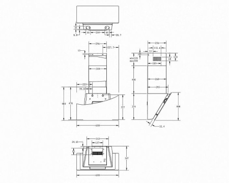 Вытяжка HAIER HVX-W692GW
