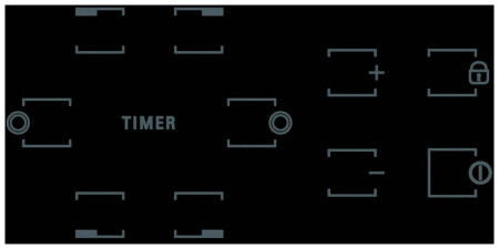 Стеклокерамическая панель H.Ariston HR 714 B