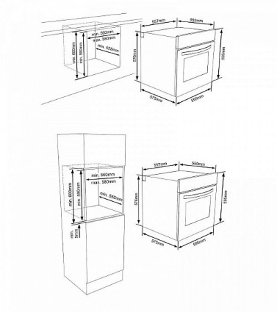 Духовой шкаф VESTFROST VFSM60OH