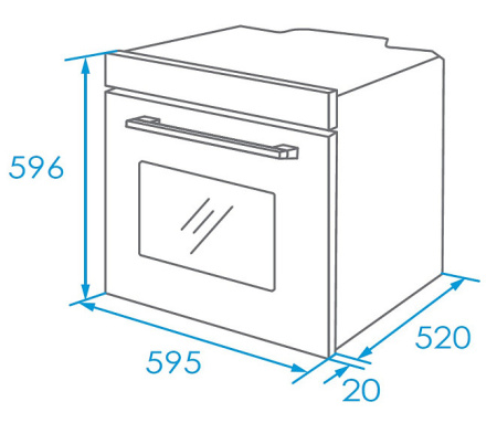 Духовой шкаф AKPO PEA 7009SED03 WH