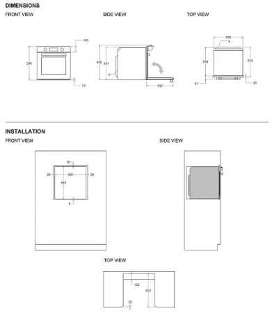 Духовой шкаф BERTAZZONI FMOD6117CTM3