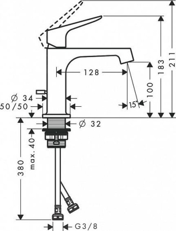 Смеситель AXOR Citterio M 34010000