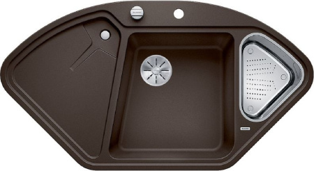 Мойка BLANCO 521260  DELTA SIRANIT КОФЕ С КЛАПАНОМ-АВТОМАТОМ