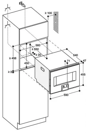 Духовой шкаф GAGGENAU BS451101