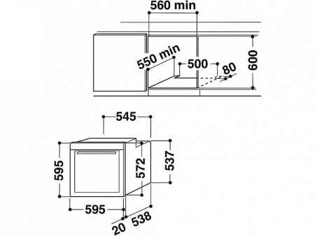 Духовой шкаф WHIRLPOOL akzm 775 ix