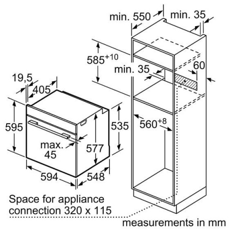 Духовой шкаф BOSCH HBG7342B1