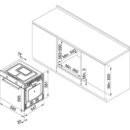 Духовой шкаф BERTAZZONI F6011PROPTX