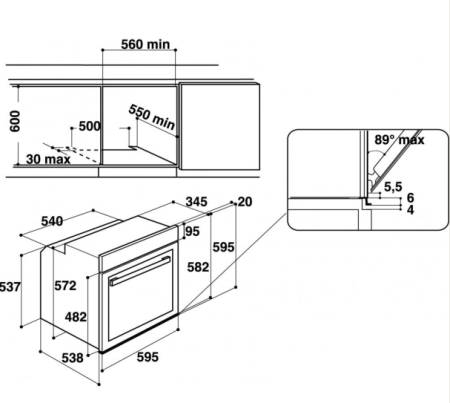 Духовой шкаф Whirlpool AKZM 8680 IX