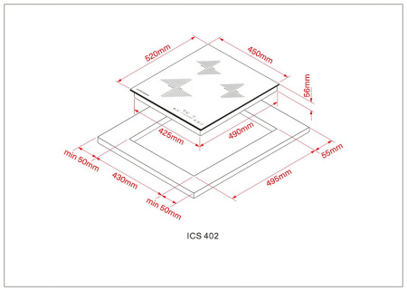 Варочная поверхность KUPPERSBERG ICS 402