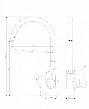 Смеситель LEMARK Comfort LM3072C хром