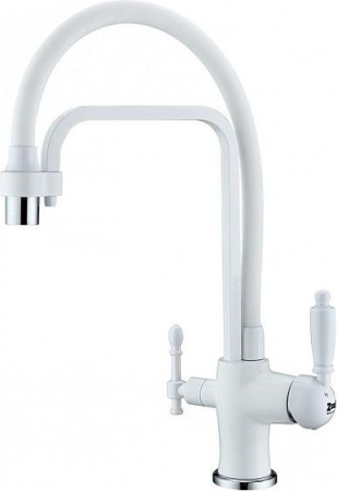 Смеситель ZORG ZR 342-8 YF WHITE