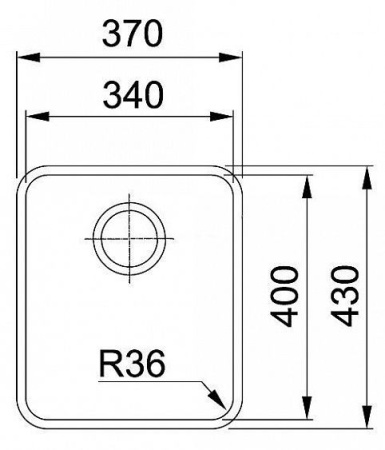 Мойка FRANKE 122.0204.647  anx 110 -34 3,5,вент."