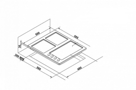 Поверхность KORTING hg 630 ctsn