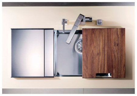 Кухонная мойка BLANCO CLARON 500-U 521577 нерж. сталь