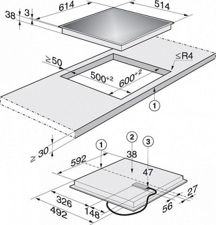 Поверхность MIELE km 5603