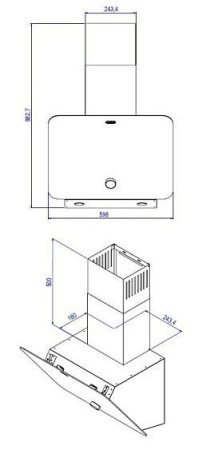 Вытяжка KANZLER D 506 S