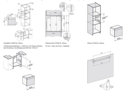 Духовой шкаф MIELE H7460BP OBSW