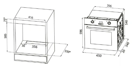 Духовой шкаф KANZLER O 505 S