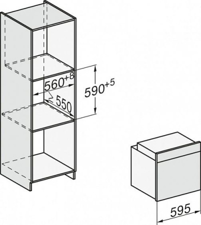Духовой шкаф MIELE H 2265-1BP EDST/CLST