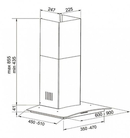 Вытяжка SCHAUB LORENZ SLD DE6704