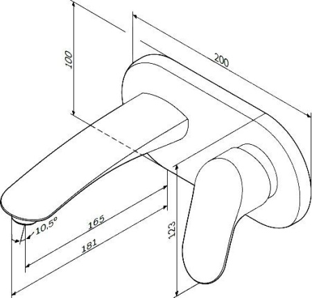 Смеситель AM.PM Like F8072200 хром