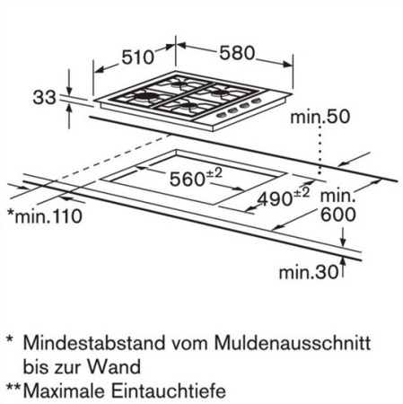 Поверхность BOSCH ngu 4151 de