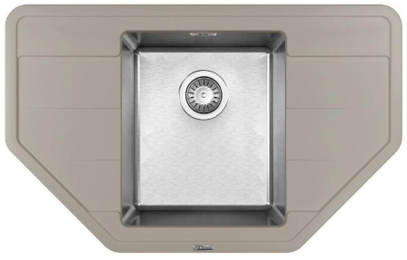 Кухонная мойка FLORENTINA Комби 800С грей (21.420.C0800.305)
