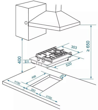 Варочная поверхность HAIER HHX-G32CWLB