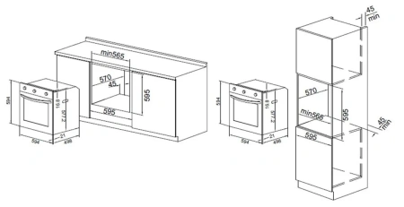 Духовой шкаф AKPO PEA 7207SED04 BX