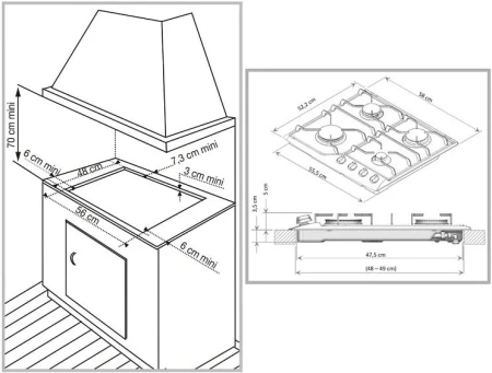 Варочная поверхность DE DIETRICH DPE4610W