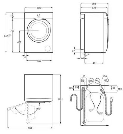 Стиральная машина ELECTROLUX EW8WP261PB