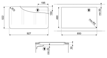 Варочная поверхность SMEG SISL7964X