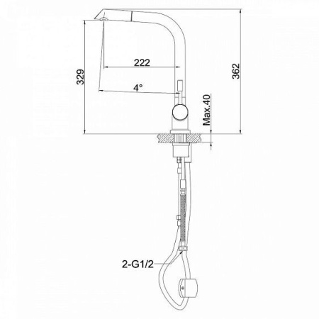 Смеситель LEMARK Expert LM5075S матовый хром
