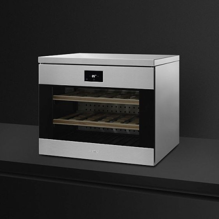 Встраиваемый винный шкаф SMEG CVF318XS