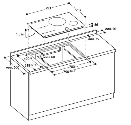 Варочная поверхность GAGGENAU CI282102