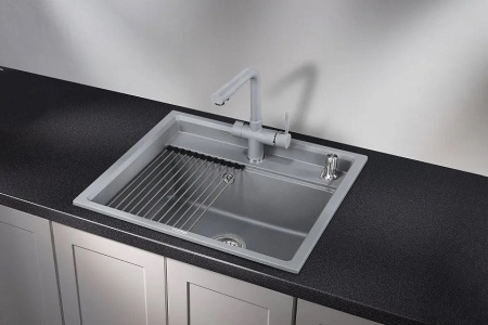 Кухонная мойка GRANULA KS-6003 алюминиум