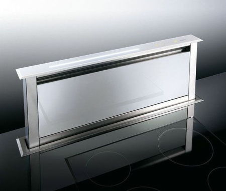 Вытяжка BEST Lift Glass Нерж. сталь+белое стекло 07756005A