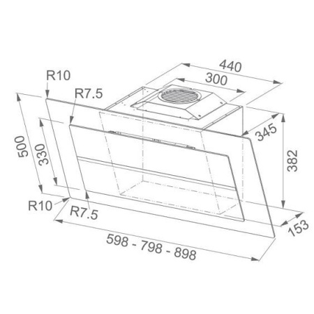 Вытяжка FRANKE 110.0338.358 FRANKE FMPL 906 WH B + угольный фильтр