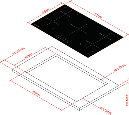 Варочная поверхность KUPPERSBERG ICS 905