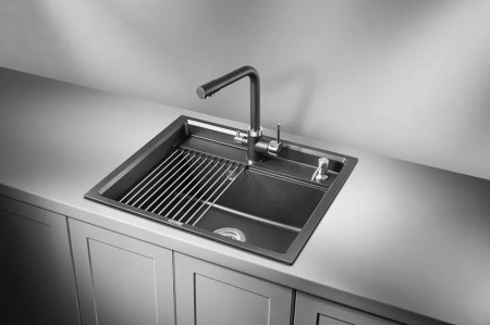 Кухонная мойка GRANULA KS-6003 чёрный