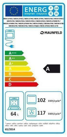 Встраиваемый электрический духовой шкаф Maunfeld MEOFG.676RILB.TR