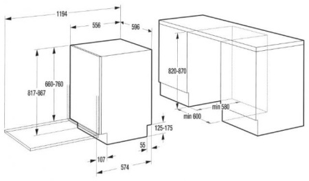 Посудомоечная машина GORENJE GV63160